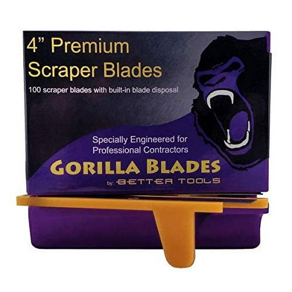 4" Scraper Blades - Bulk (100/box)