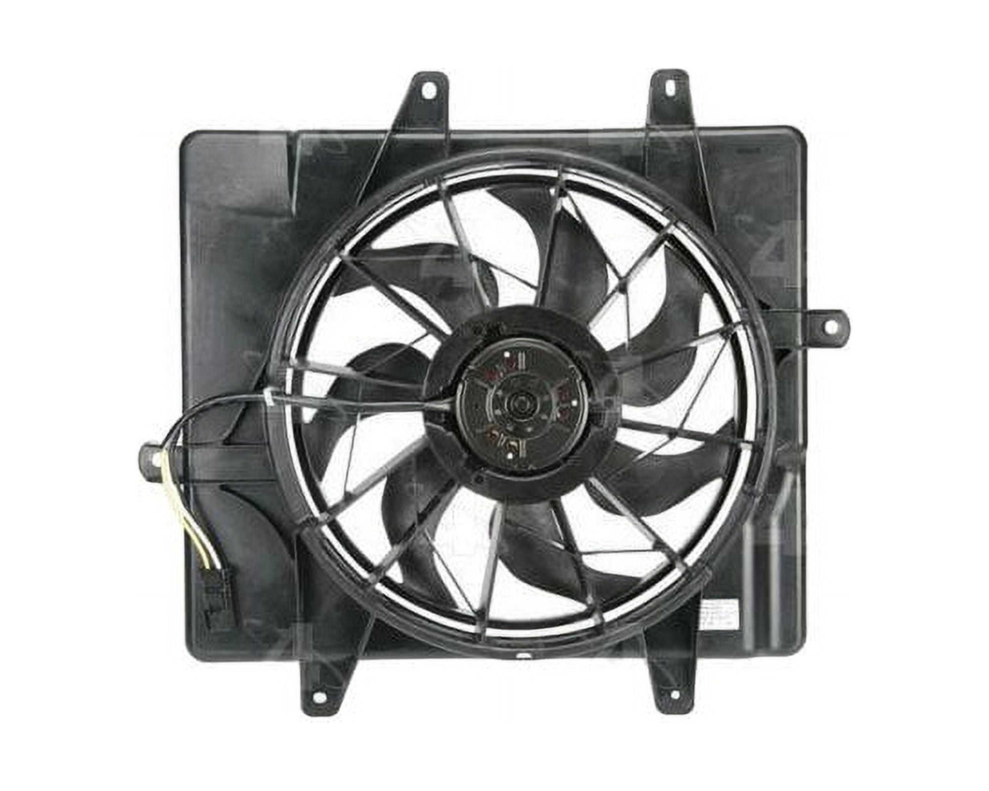Radiator Cooling Fan Assembly For 2010-2018 Chrysler 300, Dodge Charger, Challenger 9 thumbnail image