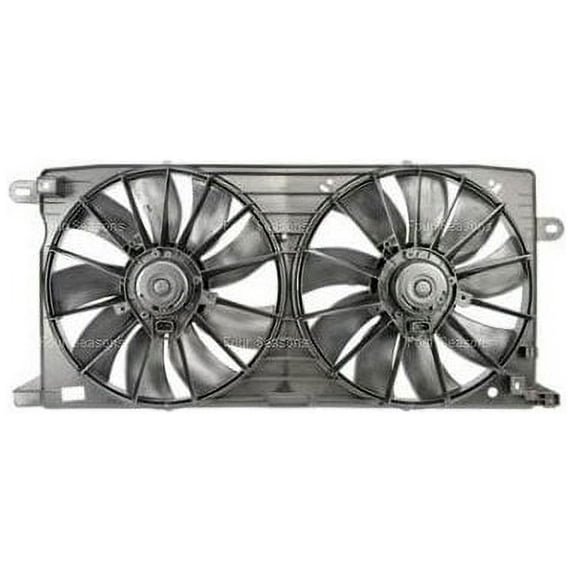 4-Seasons 75421 Cooling Fan Assembly, Dual fan, Radiator and A/C Condenser Fan Fits select: 2000-2005 BUICK LESABRE, 2000-2005 PONTIAC BONNEVILLE