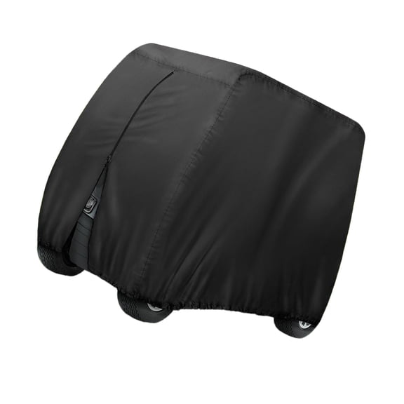 4-Seater Golf Cart with 210D Polyester Expandable Roof, Child & Outdoor GO Utility Vehicle