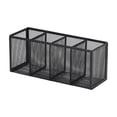 thumbnail image 1 of 4-Section Metal Mesh Desk Tray, Large Capacity Organizer for Pens, Tools, and Supplies, Versatile Desktop Storage Solution for Office and Home, Efficient Workspace Gift, 1 of 6