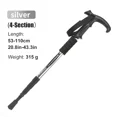 thumbnail image 1 of 4-Section Telescopic Trekking Poles – Lightweight Aluminum Hiking Sticks With Tungsten Tips For Camping, Climbing & Walking, 1 of 6