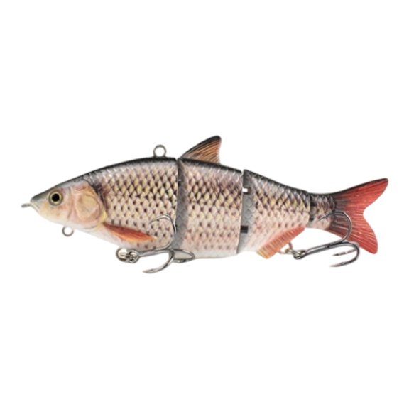 4-Segment Robotic Fishing Lure 15.5cm 53.8g Rechargeable Swimallurement with Light Indicators for Pike & Bass