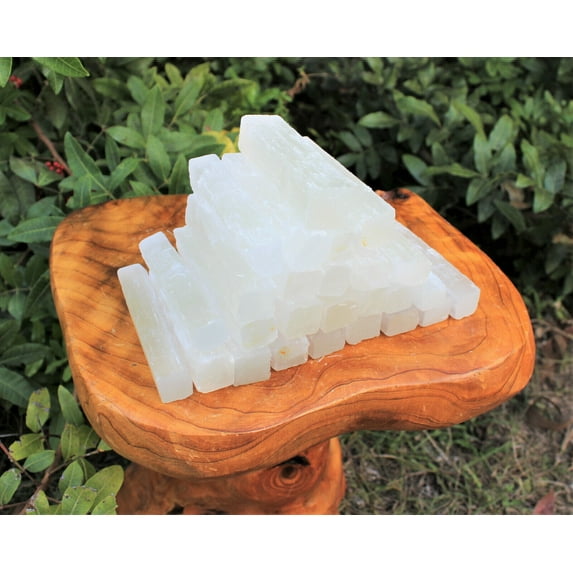 4" Selenite Sticks Wholesale Bulk Lot: Choose oz or lbs (Chunky Wands Crystals)
