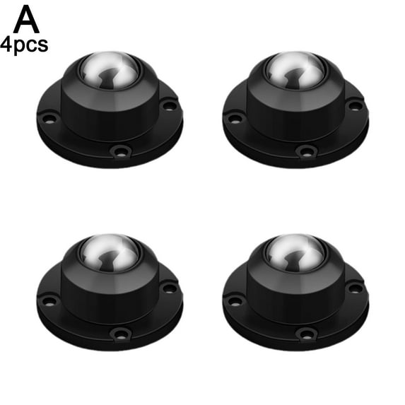 4* Self-Adhesive Caster Mini Swivel Wheels Universal Wheel 360掳Rotation Pulley~ Y1Z7