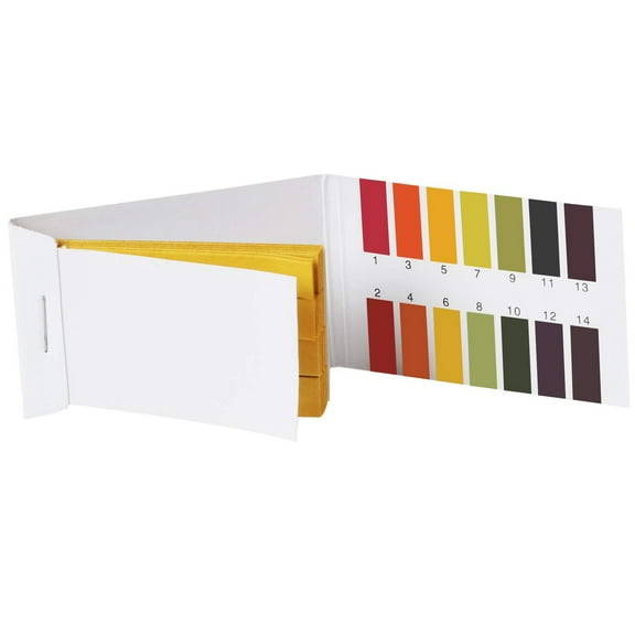4 Set 320 Strips 1-14 PH Litmus Paper Ph Test Strips Water Cosmetics Soil PH Test Paper Strips with Control Card
