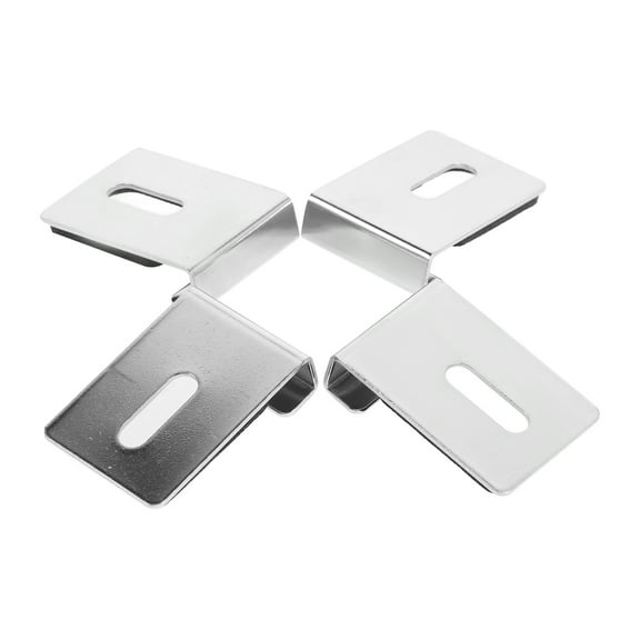 Homoyoyo Metal Mirror Clips for Wall Mounting, Easy Setup, 4-Piece Set for Secure Mirror Installation