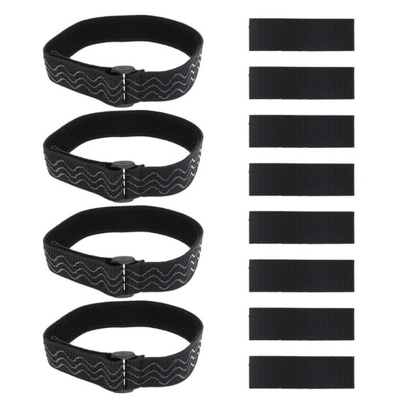 4 Set Boots Straps High Boots Anti-slip Strap Boots Nonslip Boots Non-slip Adhesive Tape Boots Anti-Drop Artifact Adjustable Adhesive Tape Shoes Accessories for Women Use Black