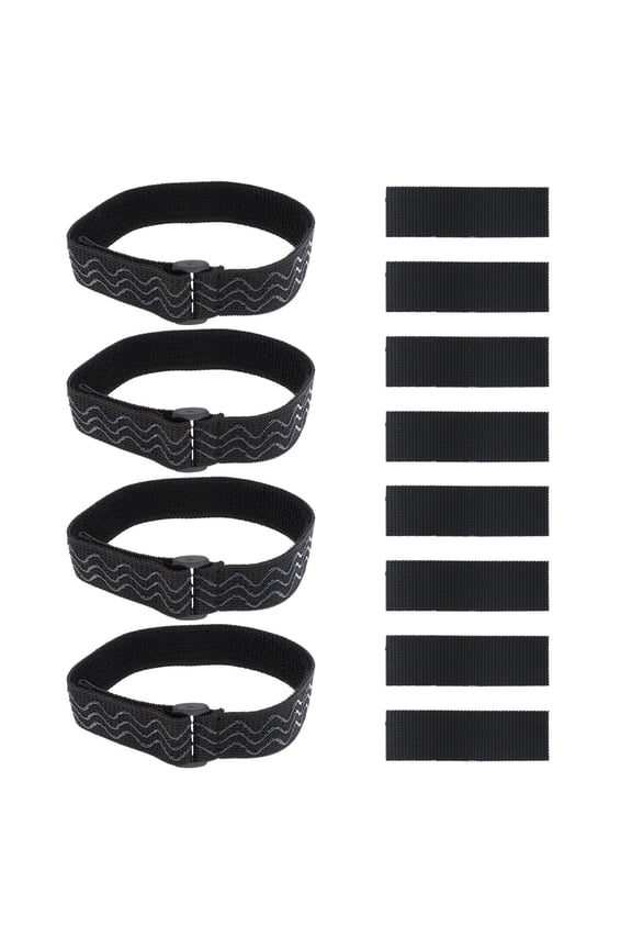 4 Set Boots Straps High Boots Anti-slip Strap Boots Nonslip Boots Non-slip Adhesive Tape Boots Anti-Drop Artifact Adjustable Adhesive Tape Shoes Accessories for Women Use Black