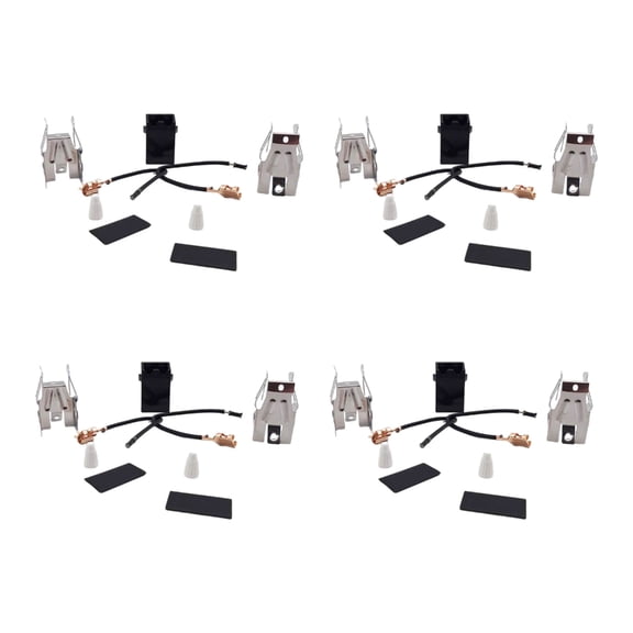 4 Set Burners Receptacle Replacement Part for High Compatibility with Multiple Oven Brand Ensuring Safe and Efficient Us