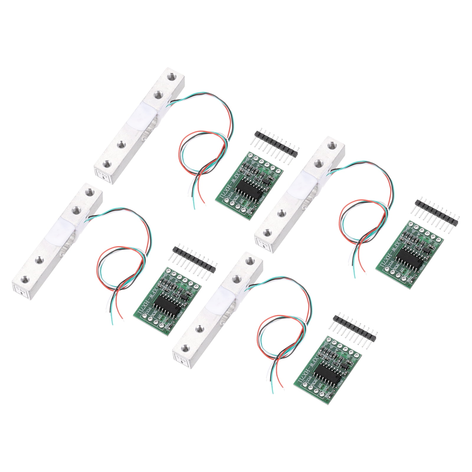 4 Set Digital Load Cell Weight Sensor 5KG + HX711 Module Weighing ...