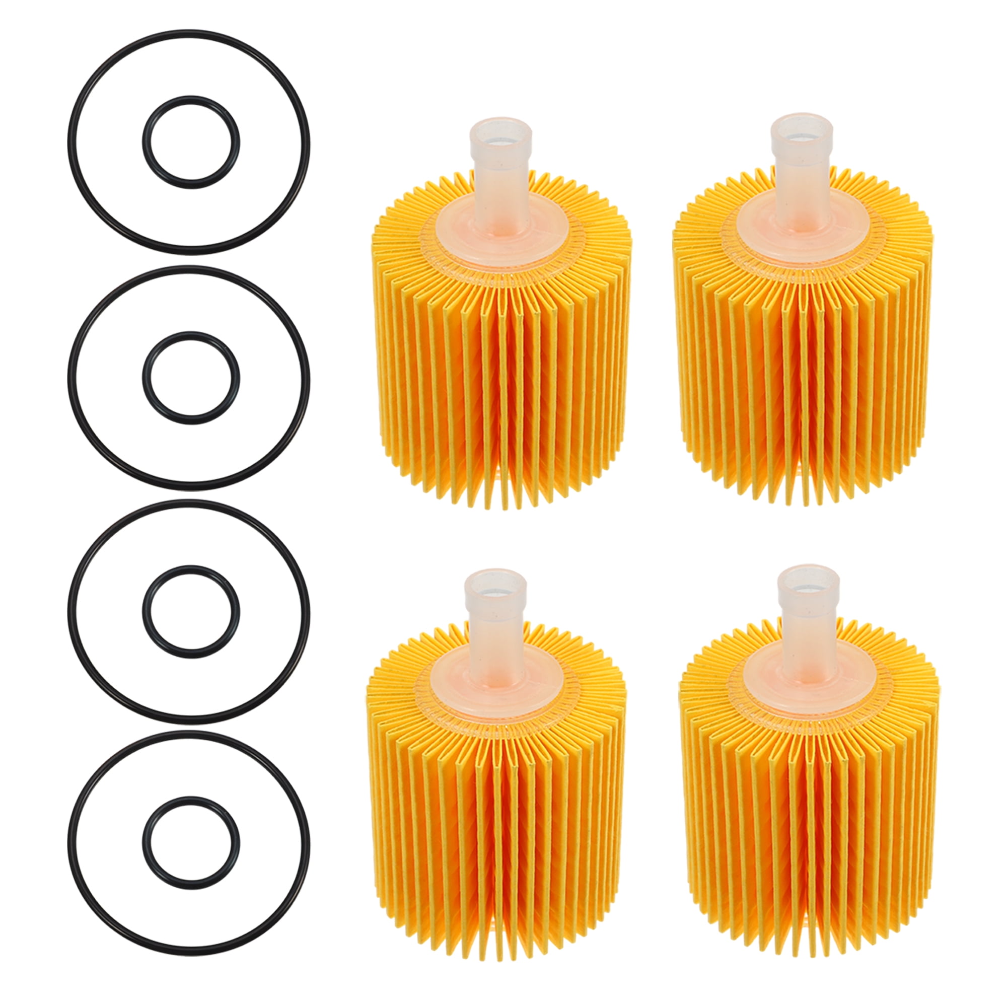 4 Set Engine Oil Filter 04152-YZZA1 04152-31090 04152-YZZG1 for Toyota Avalon Camry Highlander RAV7 Tacoma Sienna