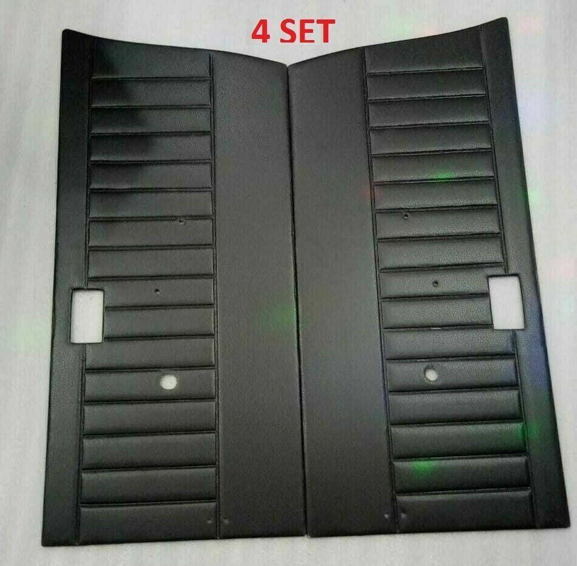 TAURISH Door Visor Set For Suzuki Samurai / Gypsy / SJ410 / SJ413 - Weather-Resistant Window Deflectors, Easy Install