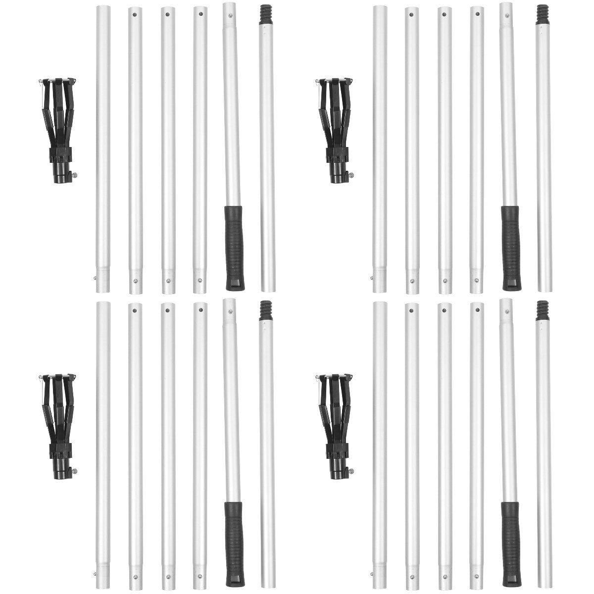 4 Set Light Bulb Changer for High Ceilings, 8FT Light Bulb Changer