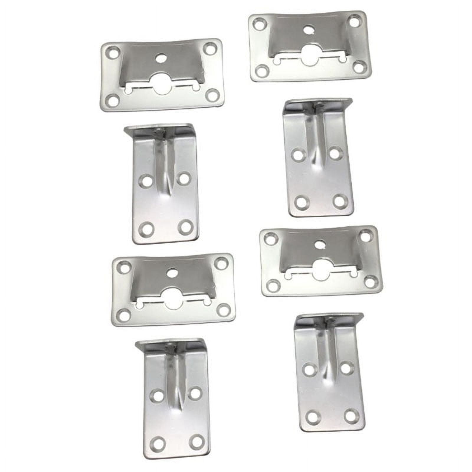 4 Set Marine Grade Stainless Steel Table Bracket Removable Multiple Usage for House Boat ...