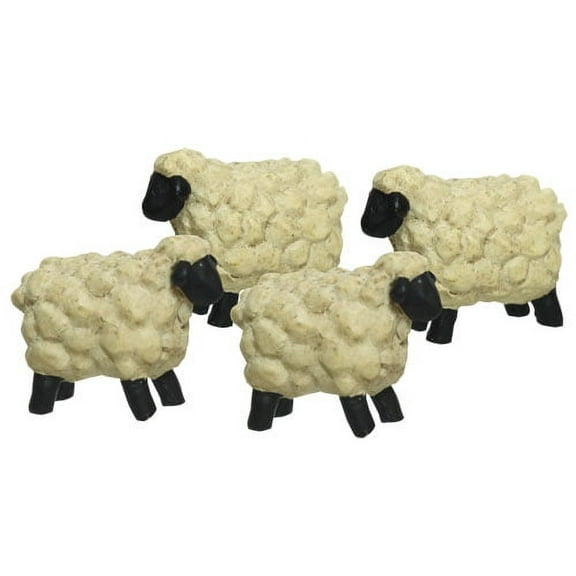 4/Set, Mini Folkart Sheep