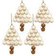 thumbnail image 1 of 4/Set Natural Bead Tree Ornaments, 1 of 1