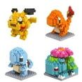 thumbnail image 1 of 4 Set Pocket 3D Anime Bricks, Fan DIY Collectible Craft Kit, 1 of 5