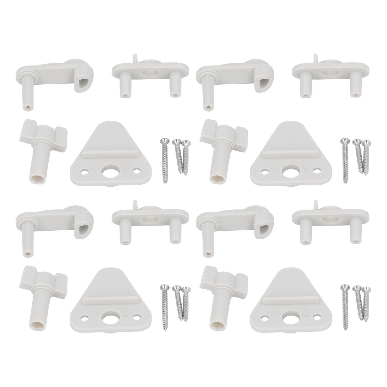 4 Set Pontoon Boat Gate Latch Kit ABS Square Frame Pontoon Boat