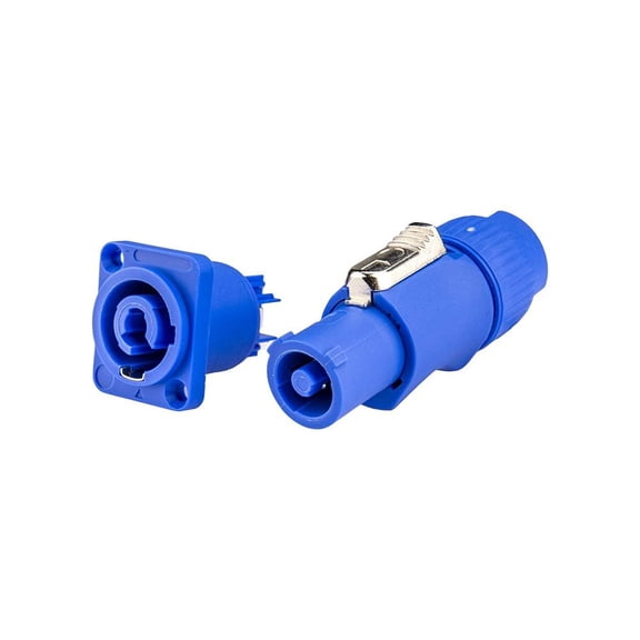 4 Set Powercon Connector - Suitable for Powercon Plugs, Female to Male AC Connector