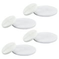 thumbnail image 1 of 4 Set Reusable Polyester Cable Ties Hook and Loop Cord Organizer Wire Ties for Earbud Headones ones Electronics Electrical Computer PC Wire Wrap Management White 8.5mm 5.47 Yards(5m)/Set, 1 of 6