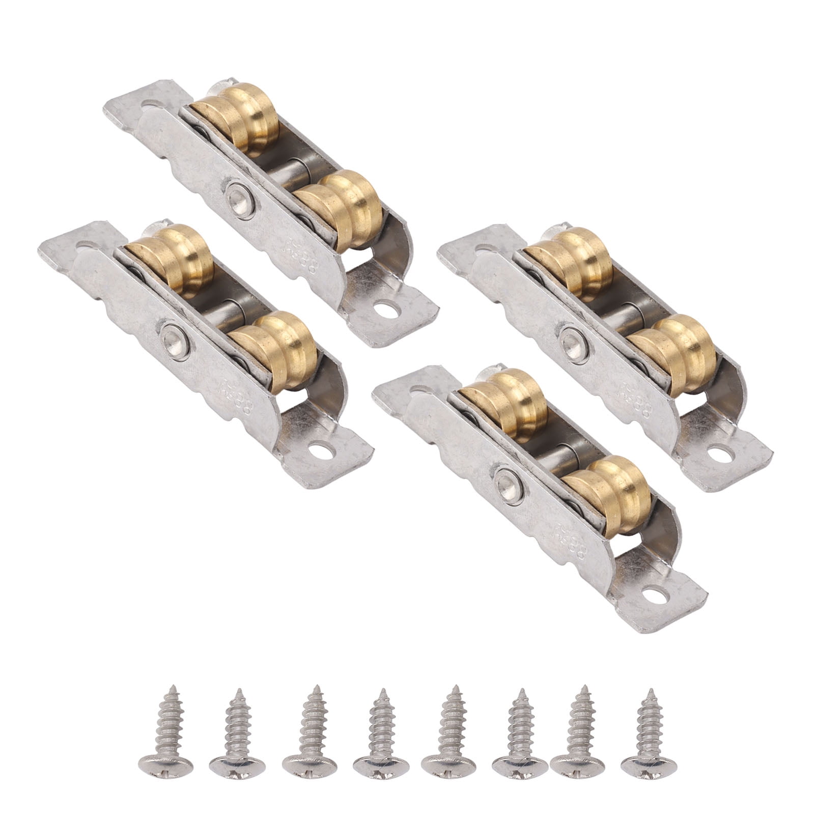 4 Set Sliding Patio Door Rollers Replacement Stainless Steel Sliding