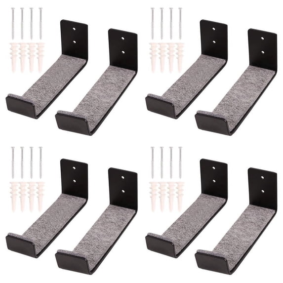 4 Set Surfboard Wall Rack, Surf Board Racks for the Wall Display Mount ...