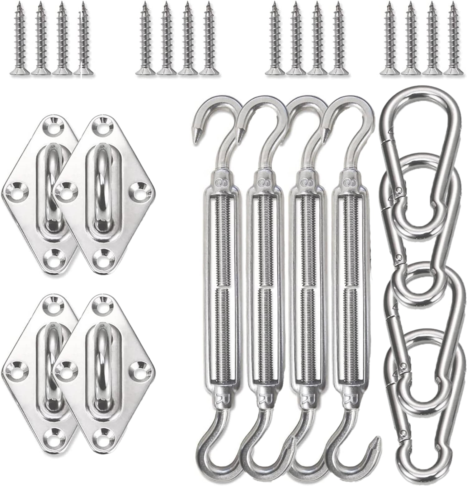 3/4 X 9 Inch Turnbuckle Jaw & Jaw – Galvanized Steel, 5200 LBS Capacity For Marine, Boat, Shade Sail
