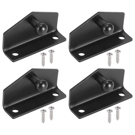 4 Set Vehicle Ball Studs Mounting Brackets for Gas Struts Shocks 51x29x19mm