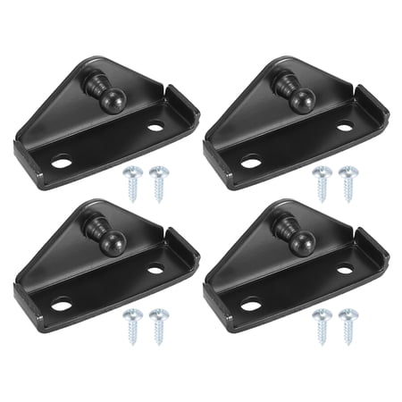 4 Set Vehicle Ball Studs Mounting Brackets for Gas Struts Shocks 69x23x33mm