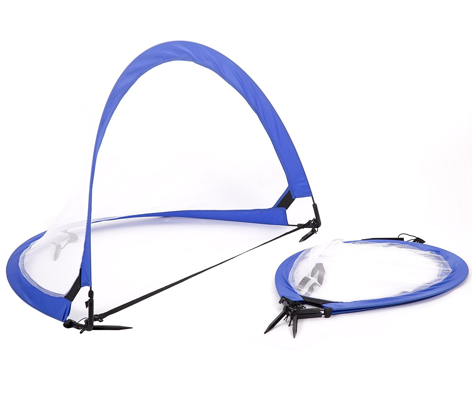 4' Set of 2 Portable PopUp Soccer Goals Portable Soccer Nets With