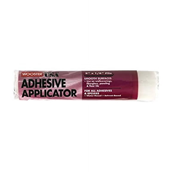 4 Set of 9-Inch Adhesive Applicator Roller Cover