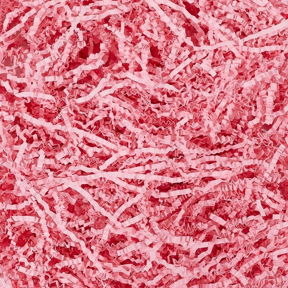 4 Sets 7oz Pink Basket Filler Paper Crinkle Wrapping Filler Cut Shredded Wrinkle Confetti Box Shipping Packing Gift Filling