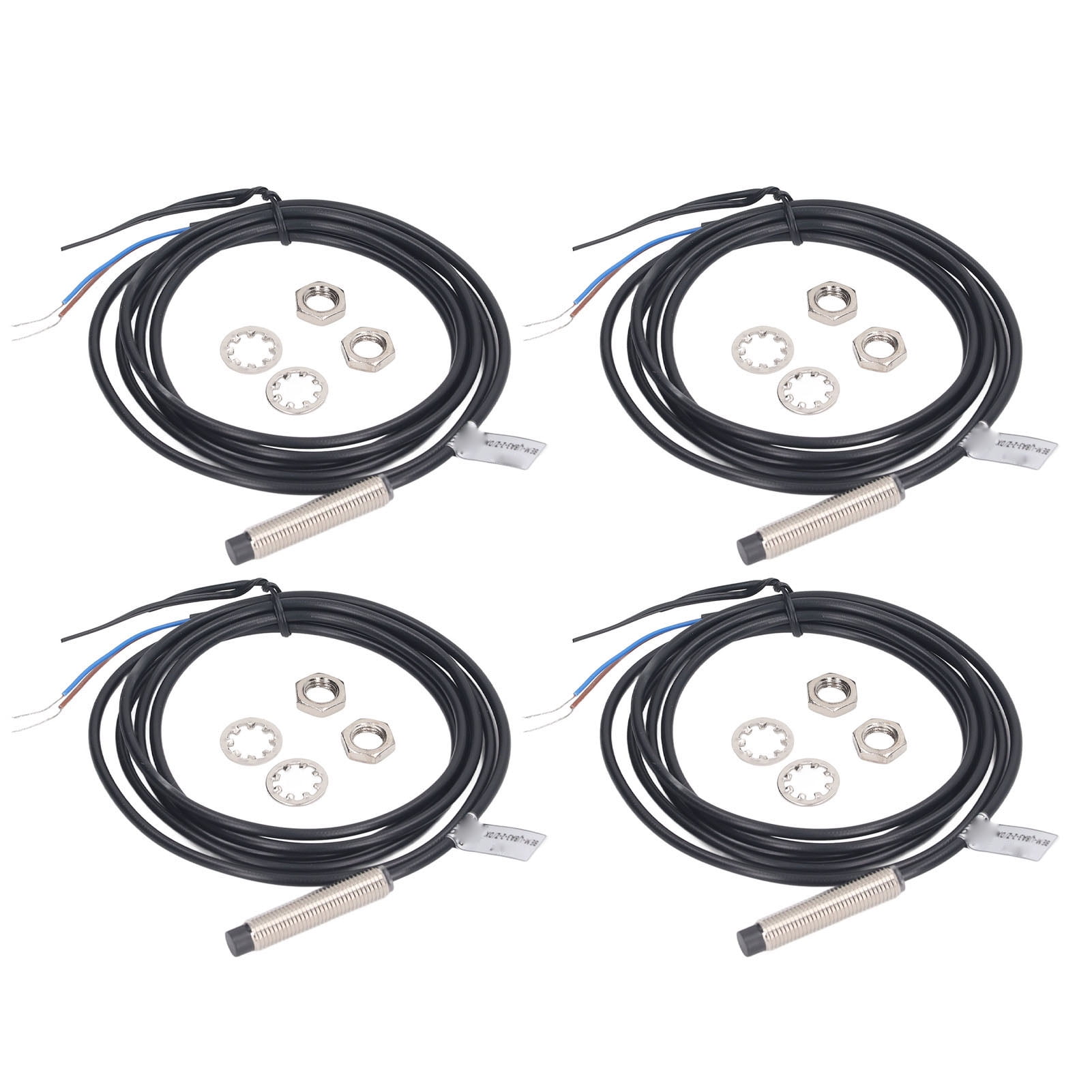 4 Sets 8mm Proximity Sensor Inductive Proximity Switch NPN 2 Wire NC ...