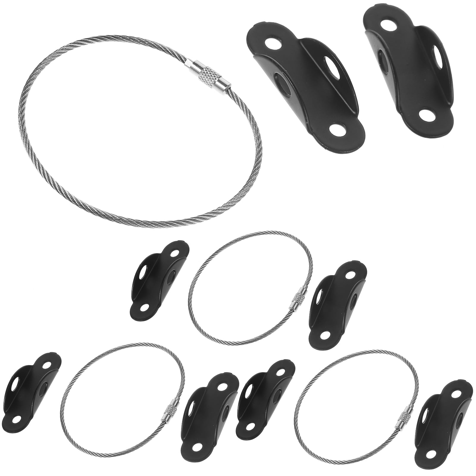 4 Sets Anti Tip Furniture Anchors Straps Baby Proofing