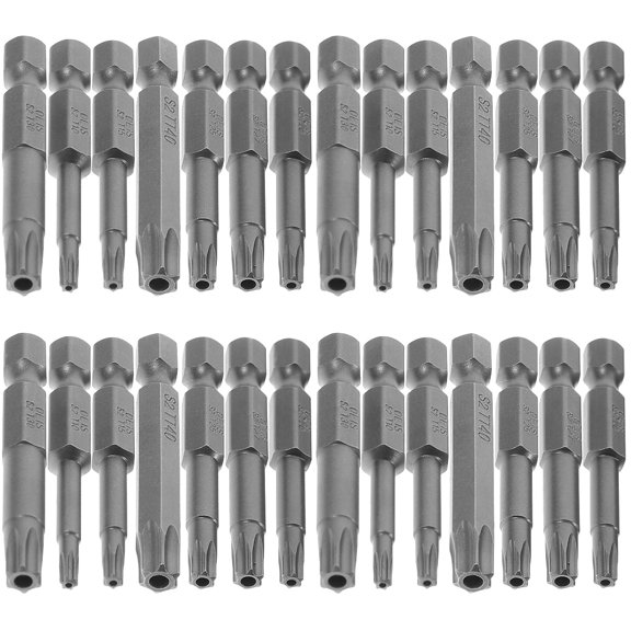 4 Sets Assortment Steel Drill Bits Kit Laptop Protective Case Machine Device Silver