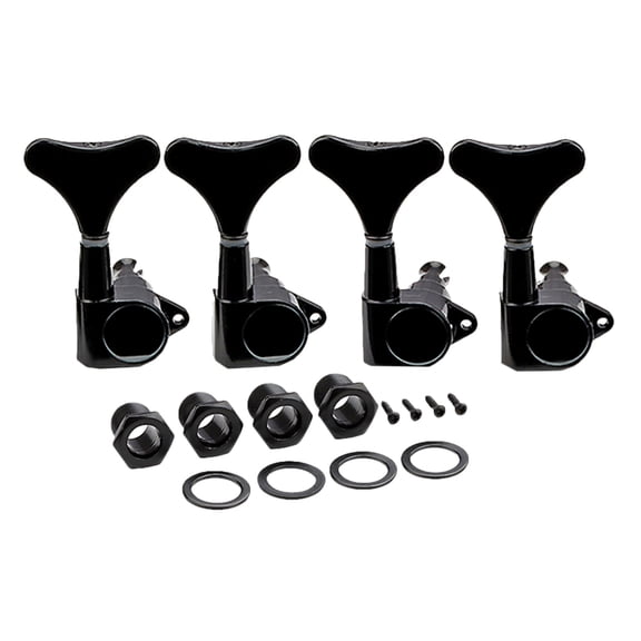 4 Sets Bass String Twist Bass Tuners Acoustic Bass Tuning Pegs for Replacement Compatible with 4R Bass