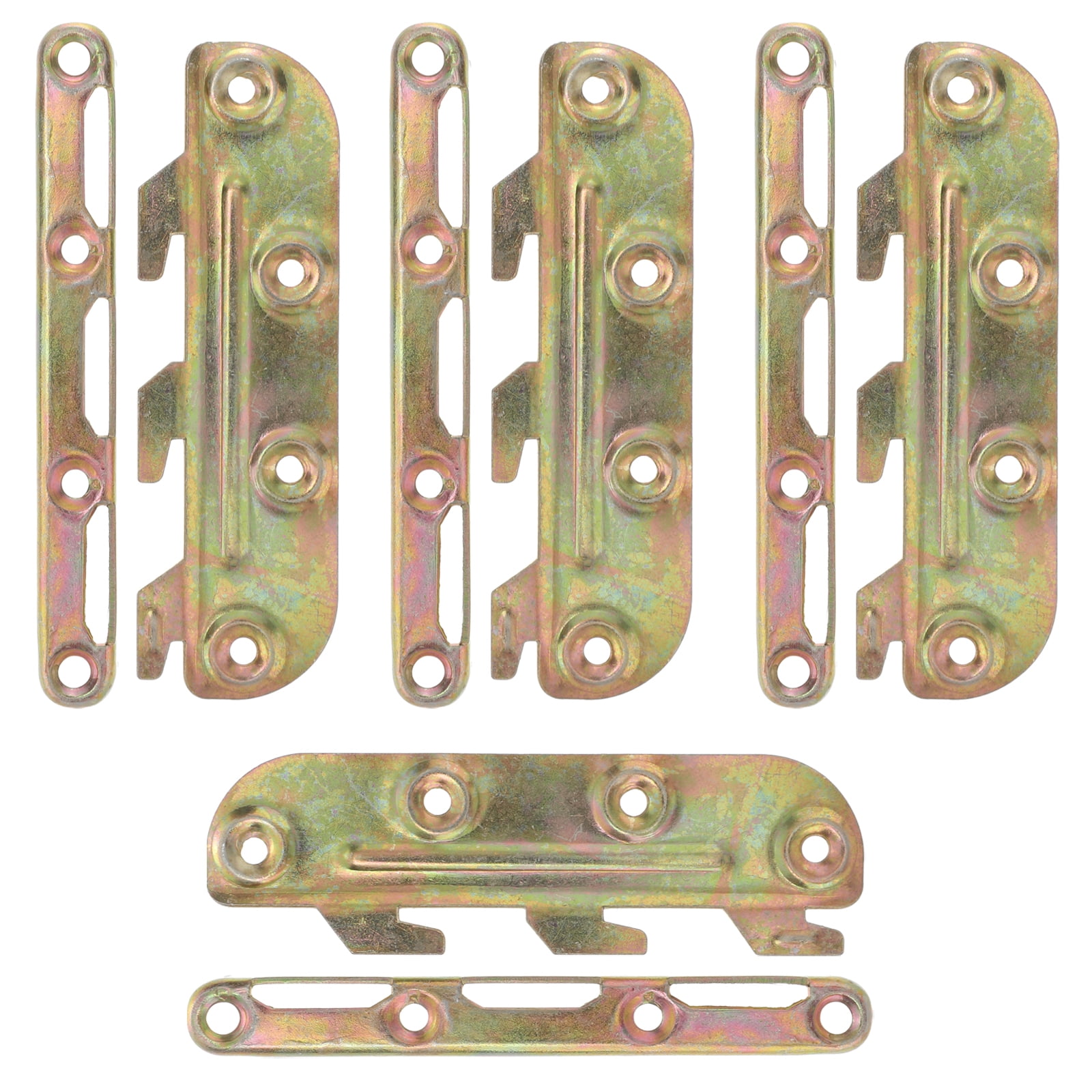 4 Sets Bed Rail Bracket Fasteners Brackets Hooks Fittings Headboard