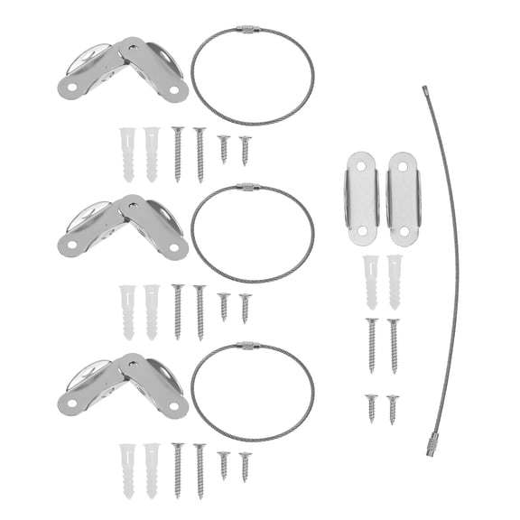 4 Sets Bunk Bed Wall Anchor Anti-fall Device Furniture Reinforcement Baby