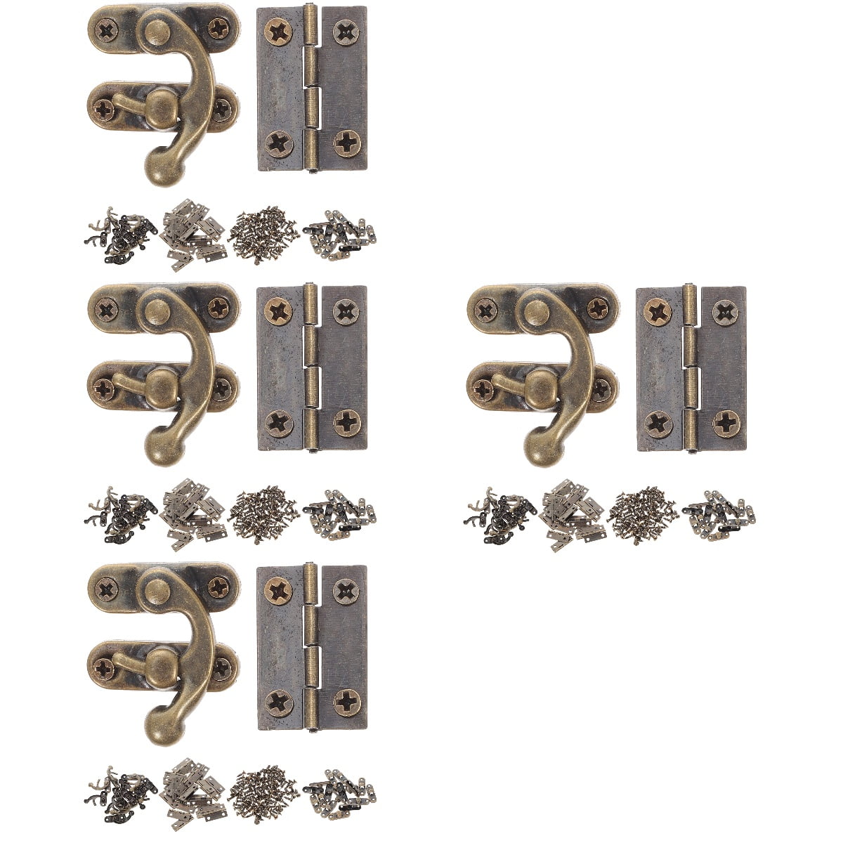 4 Sets Hinges Tiny Hinges Accessories for Small Hinges for