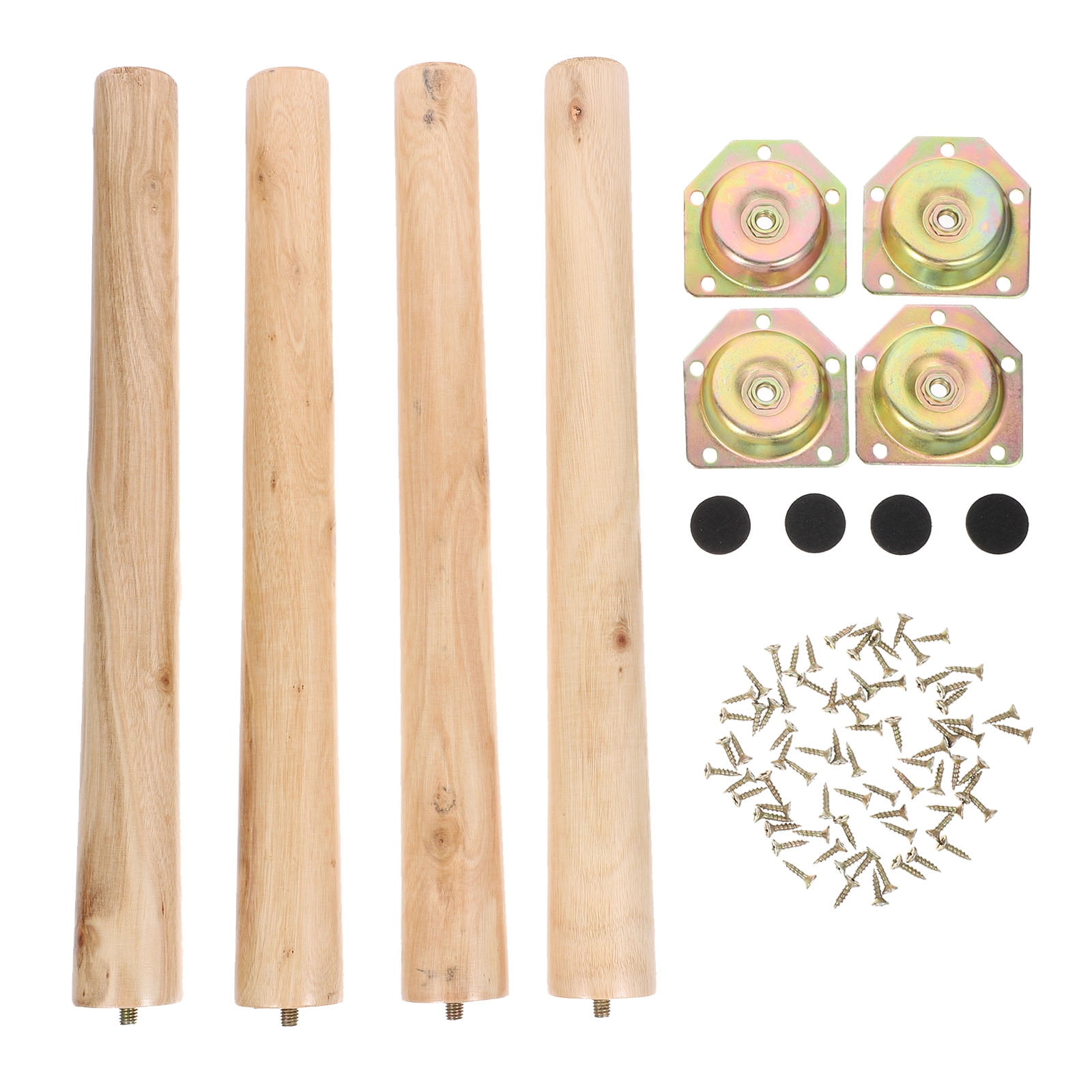 4 Sets Desk Legs Legs for Table DIY Wood Furniture Legs Table Leg