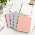 4 Sets Discbound Notebook Customizable Fresh Color 8.5 x 11 Inches ...