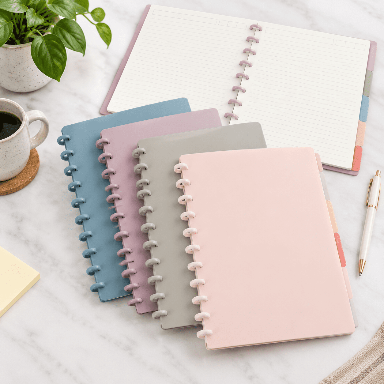 4 Sets Discbound Notebooks 8.5
