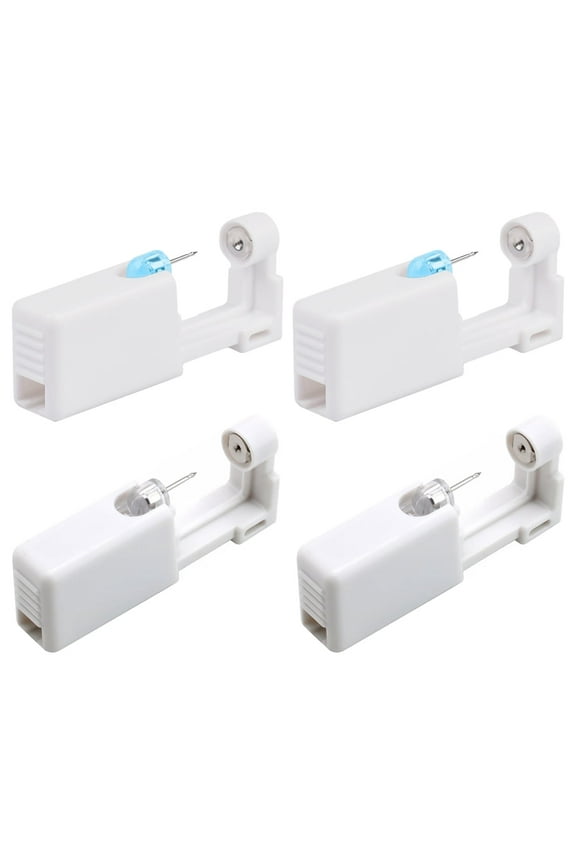 MUMQAQ 4 Sets Disposable Ears Piercing Tool Painless Ear Hole Piercing Tool Ear Piercer