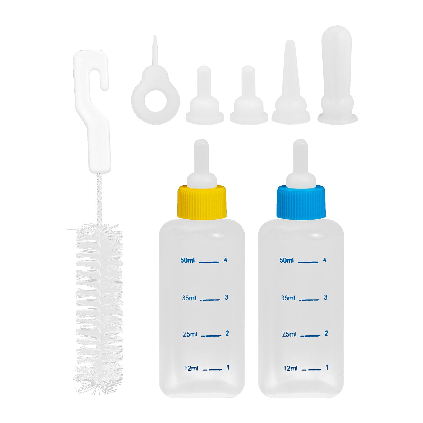 4 Sets Dogs and Cats Milk Bottle Pet Pacifiers Feeding Irrigation Sheep