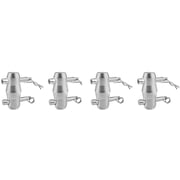 4 Sets Double Ended Conical Coupler Stage Lighting Truss Fittings fit Pipe 50mm