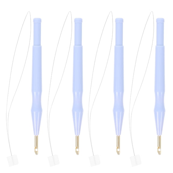 4 Sets Embroidery Needle Punch For Sewing And Knitting Adjustable Punch Pen For Diy Needlework Crochet Embroidery Craft Supplies