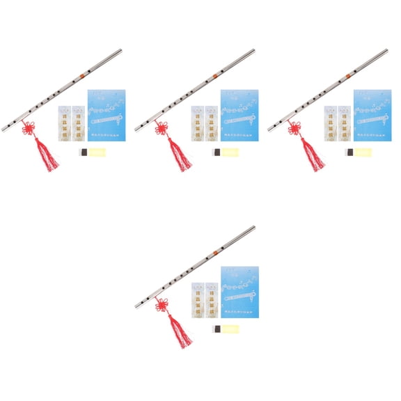 4 Sets Fife Professional Flute Tone Student Child