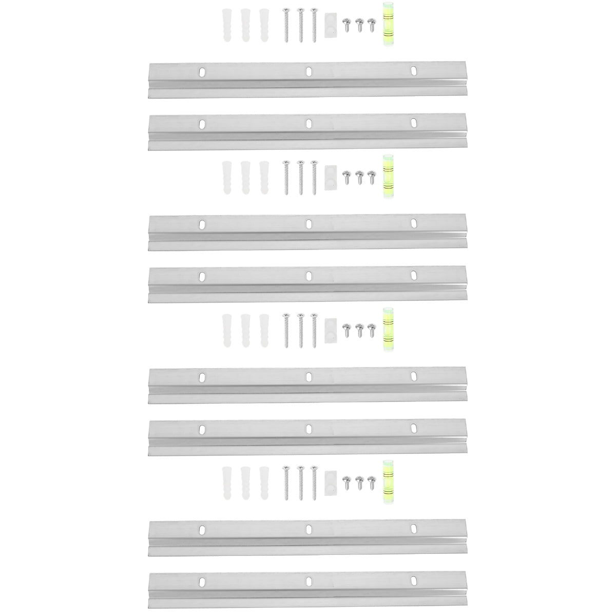 4 Sets French Cleat Picture Hanger Interlocking Wall Hangers for Photo