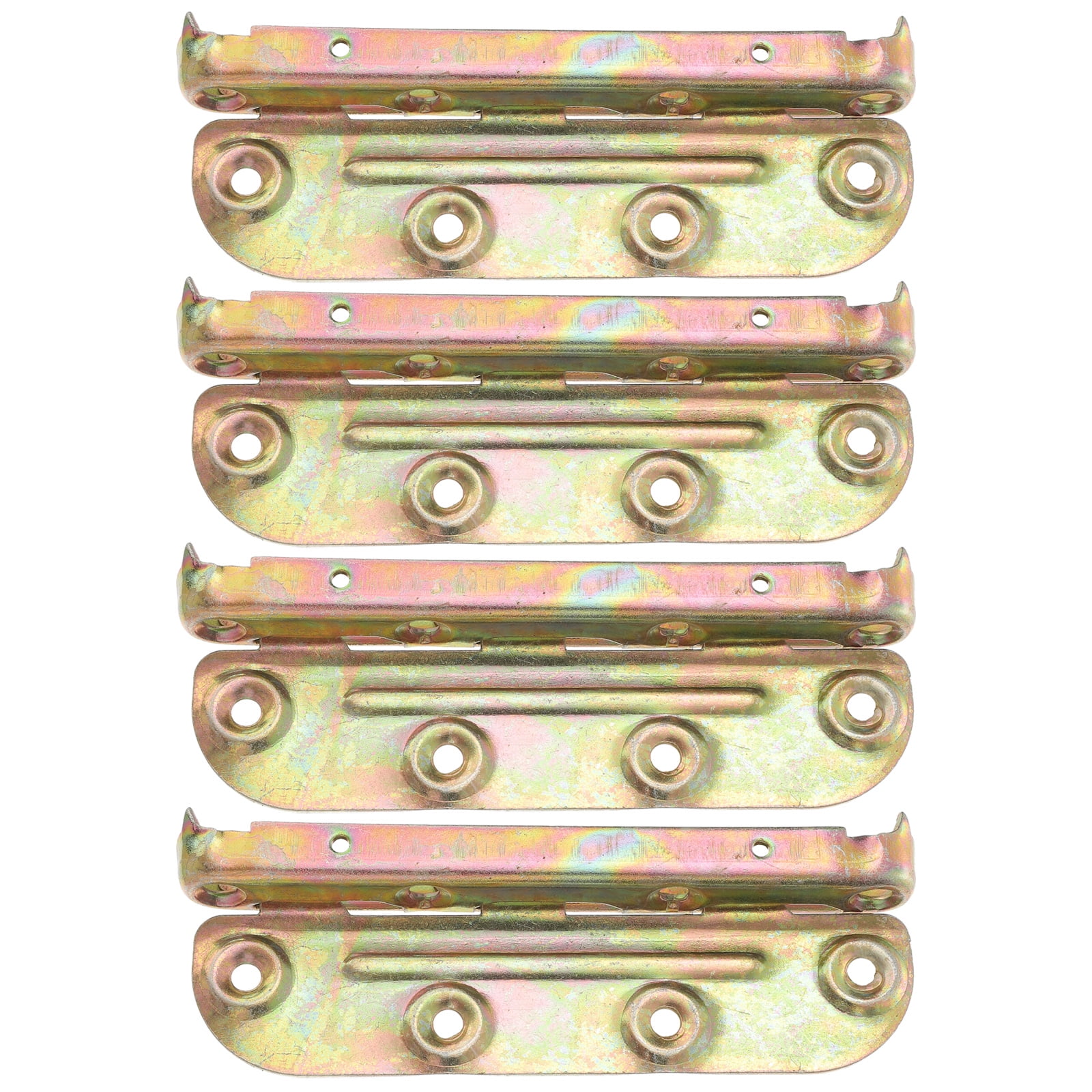 4 Sets Furniture Bed Brackets Bed Rail Fasteners Heavy Duty Bed Rail